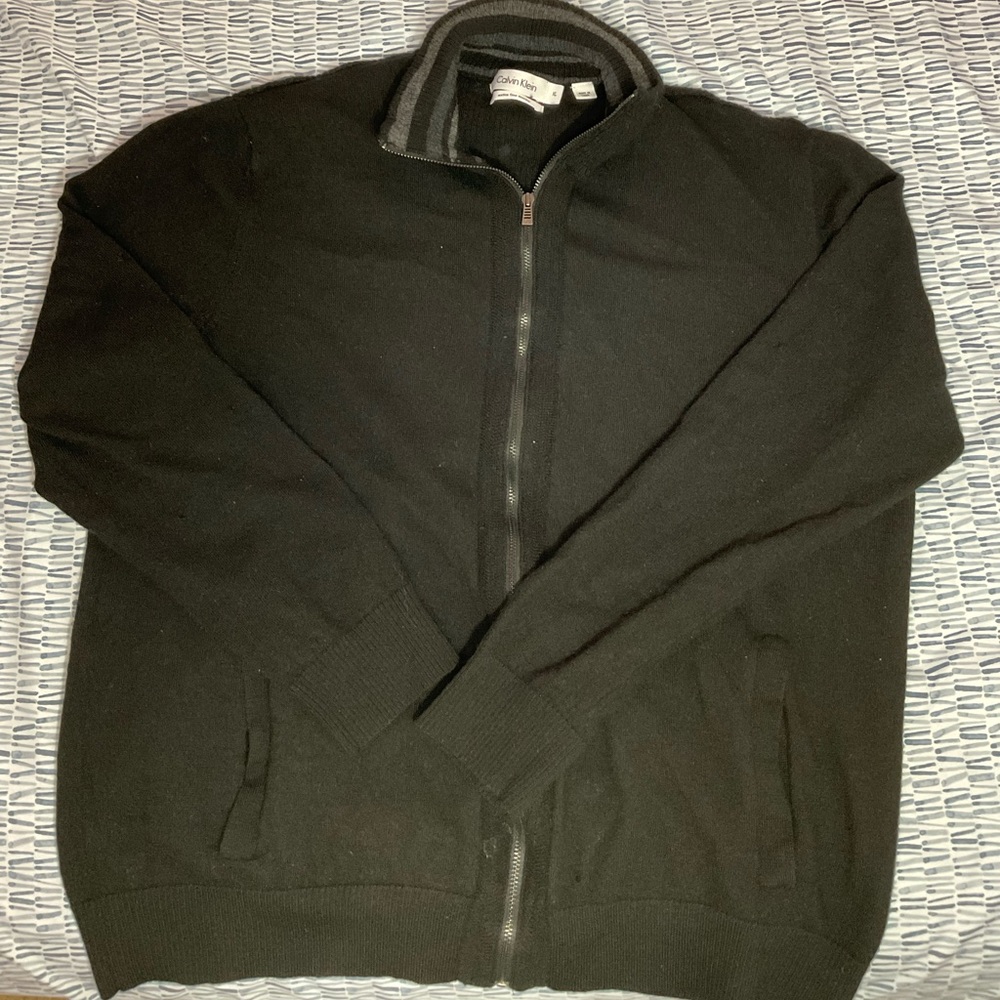Calvin Klein Men’s XL Full Zip Sweater